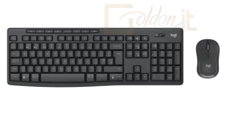 Billentyűzet Logitech MK370 Wireless billentyűzet + optikai egér Black UK - 920-012073