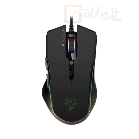 Egér VERTUX Assaulter RGB Gaming Mouse Black - ASSAULTER