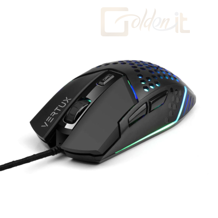 Egér VERTUX Katana RGB Gaming Mouse Black - KATANA