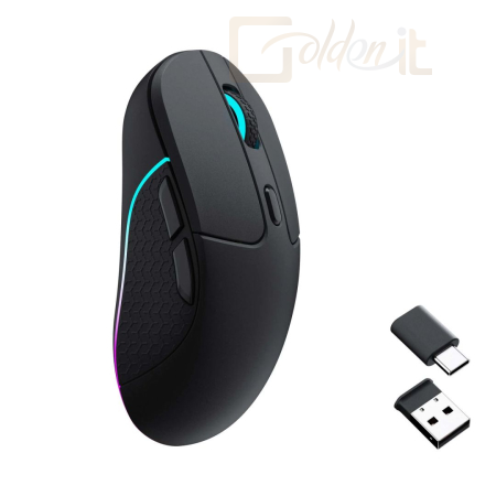 Egér Keychron M3 Wireless Mouse Black - M3-A1
