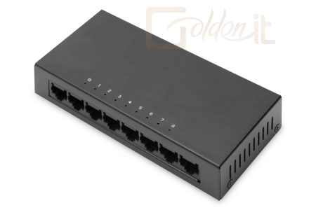 Hálózati eszközök Digitus 8 Port RJ 45 FE Switch - DN-80069