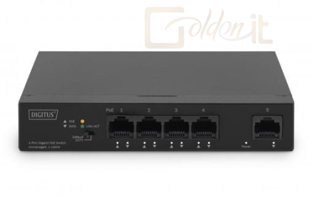 Hálózati eszközök Digitus DN-95330-1 Gigabit PoE Switch - DN-95330-1