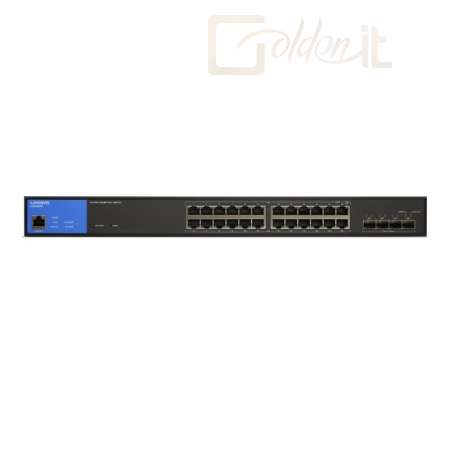 Hálózati eszközök Linksys LGS328MPC 24-Port Managed Gigabit PoE+ Switch - LGS328MPC-EU