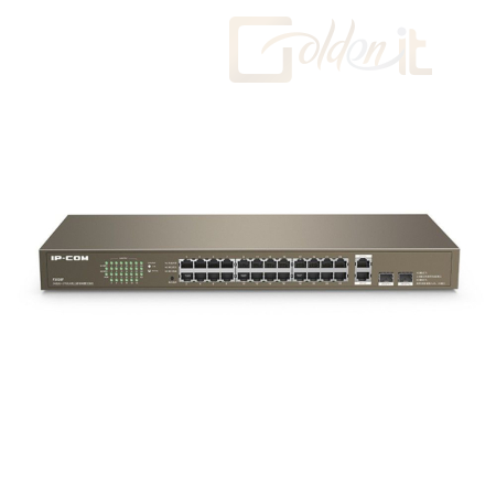 Hálózati eszközök IP-COM F1026F 24-Port Fast Ethernet Unmanaged Switch with 2 GE Ports and 2 SFP Slots - F1026F