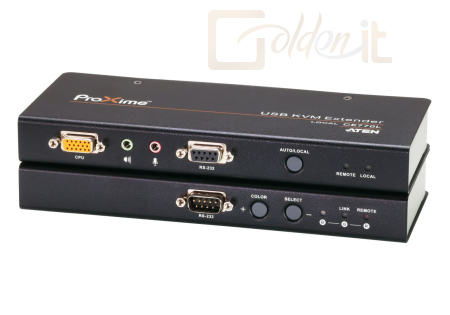 Hálózati eszközök ATEN USB VGA/Audio Cat 5 KVM Extender - CE770-AT-G