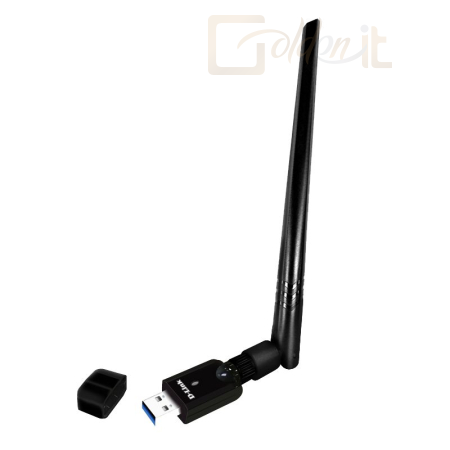 Hálózati eszközök D-Link DWA-185 AC1200 MU-MIMO Wi-Fi USB Adapter Black - DWA-185