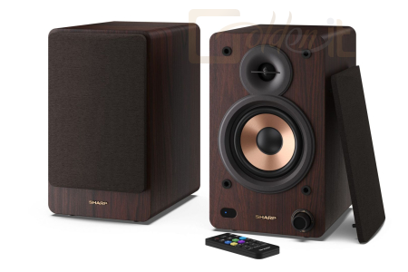 Hangfal Sharp CP-SS30BR Bookshelf Speaker Brown - CP-SS30BR