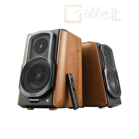Hangfal Edifier S1000MKII Bookshelf Speaker for Your Daily Usage Brown - S1000MKII-BROWN