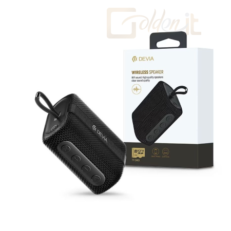 Hangfal Devia ST379277 Kintone Series Lanyard Bluetooth Speaker (O-A2) Black - ST379277