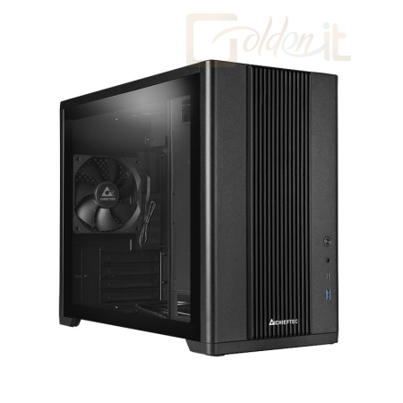 Ház Chieftec BX-10B-OP Window Black - BX-10B-OP