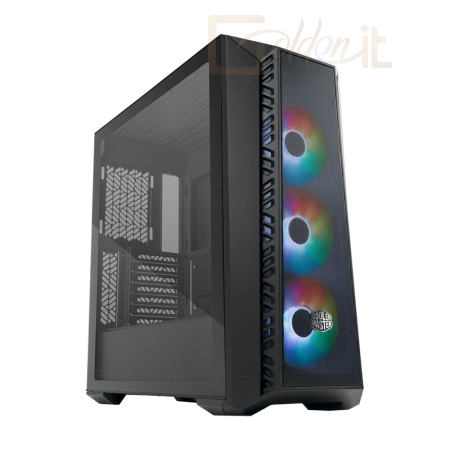 Ház Cooler Master MasterBox 520 Tempered Glass Black - MB520-KGNN-S01