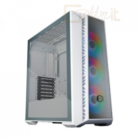 Ház Cooler Master MasterBox 520 Tempered Glass White - MB520-WGNN-S01