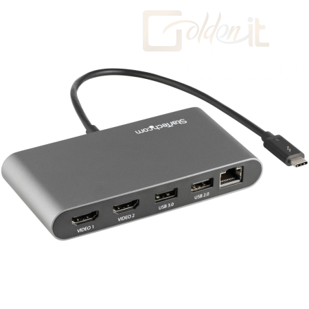 Notebook kiegészitők Startech Thunderbolt 3 Mini Dock - TB3DKM2HDL