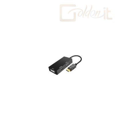 Notebook kiegészitők BlackBird BH1355 3in1 Dokkoló Displayport - VGA, HDMI, DVI Black - BH1355