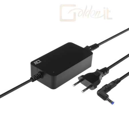 Notebook kiegészitők ACT AC2050 Ultra slim size laptop charger 45W Black - AC2050