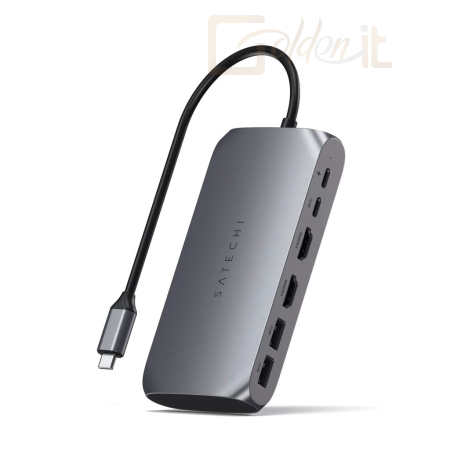 Notebook kiegészitők Satechi USB-C Multimedia Adapter M1 Aluminium - ST-UCM1HM