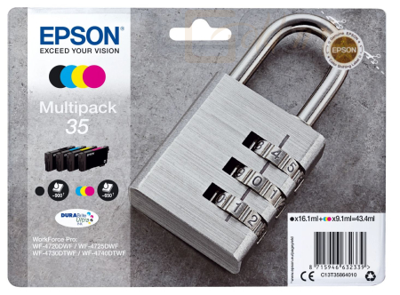 Nyomtató - Tintapatron Epson T3586 (35) Multipack tintapatron - C13T35864010