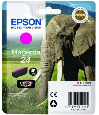 Nyomtató - Tintapatron Epson T2423 (24) Magenta tintapatron - C13T24234022