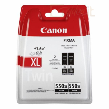 Nyomtató - Tintapatron Canon PGI-550XL Black tintapatron csomag - 6431B005
