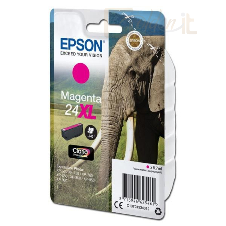 Nyomtató - Tintapatron Epson T2433 (24XL) Magenta tintapatron - C13T24334012