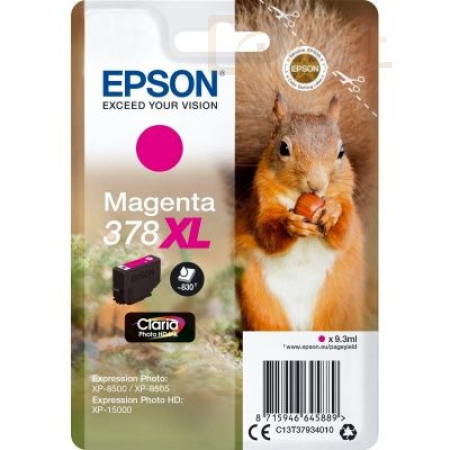 Nyomtató - Tintapatron Epson T3793 (378XL) Magenta tintapatron - C13T37934010