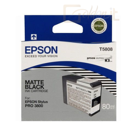 Nyomtató - Tintapatron Epson T5808 Matte Black tintapatron - C13T580800