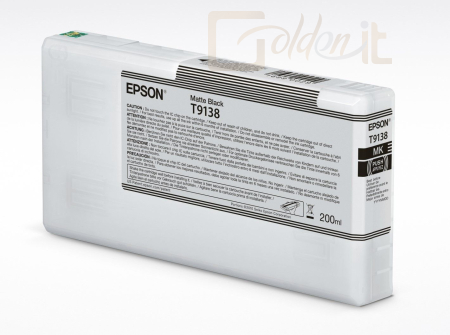 Nyomtató - Tintapatron Epson T9138 Matte Black tintapatron - C13T913800