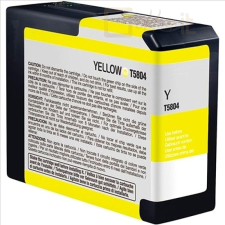 Nyomtató - Tintapatron Epson T5804 Yellow tintapatron - C13T580400