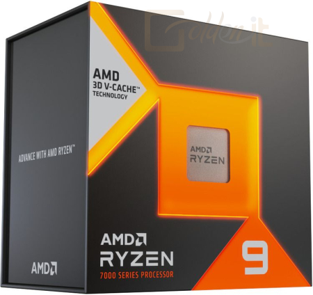 Processzorok AMD Ryzen 9 7900X3D 4,4GHz AM5 BOX (Ventilátor nélkül) - 100-100000909WOF