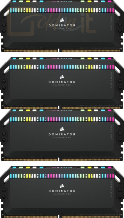 RAM Corsair 64GB DDR5 6400MHz Kit(4x16GB) Dominator Platinum RGB Black - CMT64GX5M4B6400C32