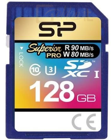 USB Ram Drive Silicon Power 128GB Superior Pro SDXC Class 10 UHS-1 (U3) - SP128GBSDXCU3V10