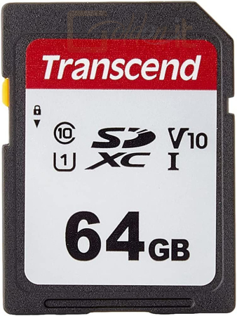 USB Ram Drive Transcend 64GB SDXC SDC300S Class 10 U1 V10 - TS64GSDC300S
