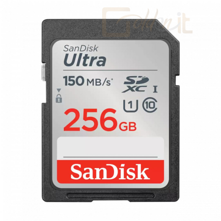 USB Ram Drive Sandisk 256GB SDXC Ultra UHS-I Class 10 UHS-I - SDSDUNC-256G-GN6IN