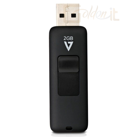 USB Ram Drive V7 2GB Slide-In connector USB2.0 Black - VF22GAR-3E