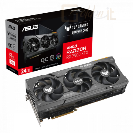 Videókártya Asus TUF-RX7900XTX-O24G-GAMING - TUF-RX7900XTX-O24G-GAMING