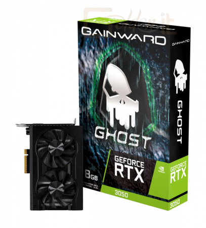 Videókártya Gainward GeForce RTX 3050 8GB DDR6 Ghost - 471056224-3710