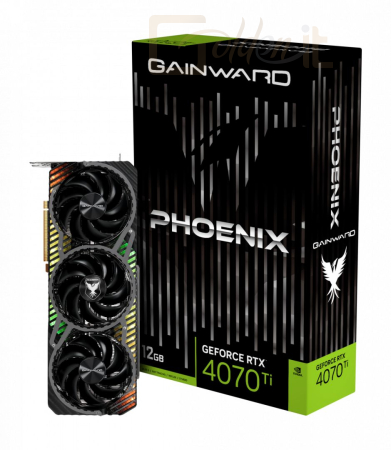 Videókártya Gainward GeForce RTX 4070 Ti 12GB DDR6X Phoenix - 471056224-3628