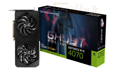 Videókártya Gainward GeForce RTX 4070 12GB DDR6X Ghost OC - 471056224-3895