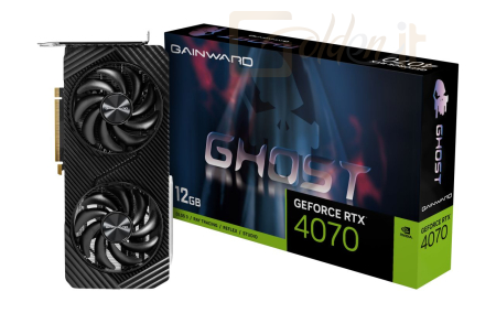 Videókártya Gainward GeForce RTX 4070 12GB DDR6X Ghost - 471056224-3901
