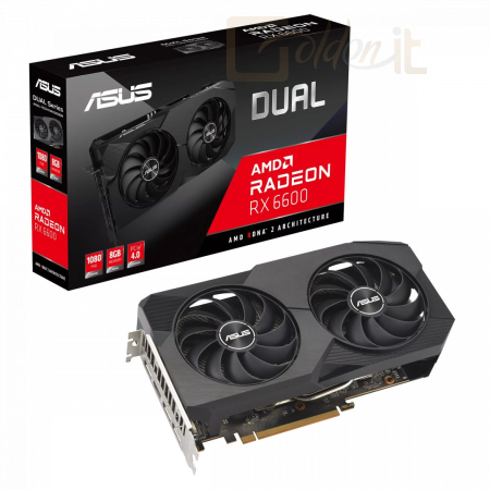 Videókártya Asus DUAL-RX6600-8G-v2 - DUAL-RX6600-8G-v2