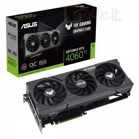 Videókártya Asus TUF-RTX4060TI-O8G-GAMING - TUF-RTX4060TI-O8G-GAMING