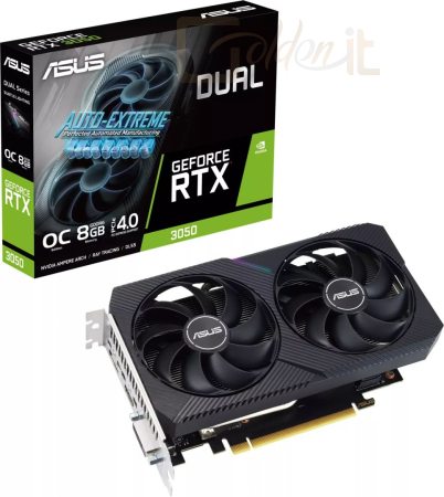 Videókártya Asus DUAL-RTX3050-O8G-V2 - DUAL-RTX3050-O8G-V2