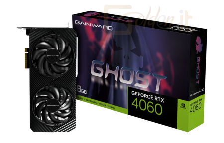 Videókártya Gainward GeForce RTX 4060 8GB DDR6 Ghost - NE64060019P1-1070B