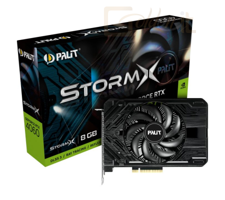 Videókártya Palit GeForce RTX 4060 8GB DDR6 StormX - NE64060019P1-1070F