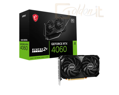 Videókártya Msi RTX 4060 VENTUS 2X BLACK 8G OC - RTX 4060 VENTUS 2X BLACK 8G OC