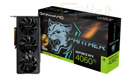 Videókártya Gainward GeForce RTX 4060 Ti 16GB DDR6 Panther OC - 471056224-4113