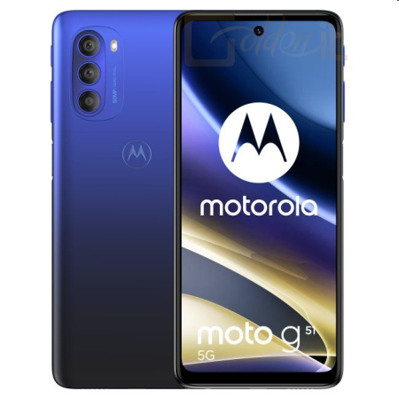 Mobil készülékek Motorola Moto G51 64GB DualSIM Horizon Blue - PAS80005PL