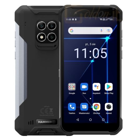 Mobil készülékek MyPhone Hammer Construction 128GB DualSIM Silver - TEL000826