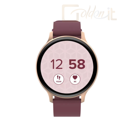 Okosóra Canyon SW-68 Badian SmartWatch Rosegold/Red - CNS-SW68RR