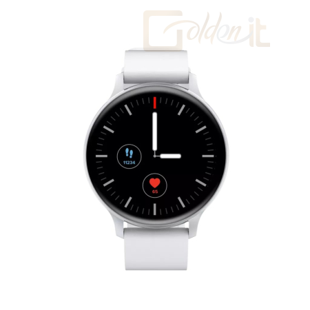 Okosóra Canyon SW-68 Badian SmartWatch Silver/White - CNS-SW68SS